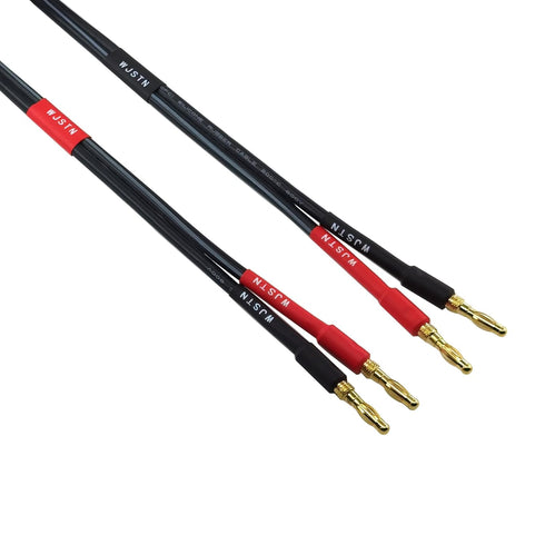 Male RCA to Banana Plug Speaker Cable Banana Plug to RCA Speaker Cable 12AWG Cables,2Pack (3FT)...