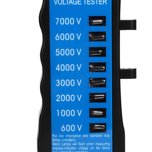 Electrical Fence Voltage Tester, Handheld Light Fence Fault Finder Tester, Troubleshooter High Voltage 600 to 7000V Gardening Tools, Locator Check...