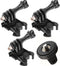 360 Degree Rotate Screw Swivel Mount Helmet Strap Buckle Adapter Holder Mount for GoPro Hero 11/10/9/8/7/(2018)/6/5/4 Black,Hero 3+,DJI Osmo,AKASO...