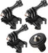360 Degree Rotate Screw Swivel Mount Helmet Strap Buckle Adapter Holder Mount for GoPro Hero 11/10/9/8/7/(2018)/6/5/4 Black,Hero 3+,DJI Osmo,AKASO...