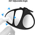 Car Blind Spot Mirror, 3-view Wide Angel Mirror Auxiliary Mirror for Front Rear Wheel Blind Spot Rear View Mirror. (Black Right)...