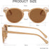 NIDOVIX Vintage Polarized Sunglasses for Men Women Round Retro Classic Fashion Eyewear UV400 Protection Sun Glasses...
