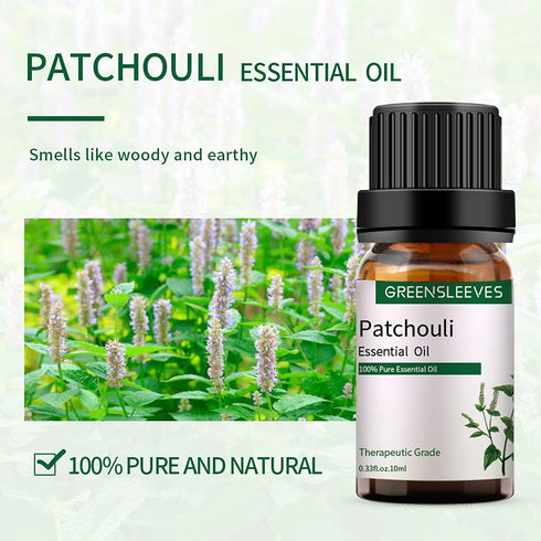 Lavender, Patchouli, Tea Tree Essential Oil, 100% Pure Organic Diffuser Oils...