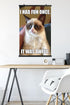 Trends International Grumpy Cat - Fun Wall Poster, 22.375" x 34", Premium Poster & Clip Bundle...