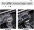 ABS Car Console Gear Gear Shift Knob Head Protection Trim,Shift Gear Protection Trim,Compatible with Toyota Tacoma 2024+ Interior Accessories (Bla...