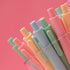 Kaco Pack of 5 Pieces Gel Ink Pens Colored Ink Cute Retractable Pens for Note Taking 0.5mm Fine Point (Macarons)...