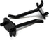 JSP Manufacturing 2" Plastic Pegboard Hooks Garage/Tools/Storage/Organization/Jewelry/Craft (25, Black)...