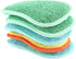 5pcs Multi-Functional Scrubbing Sponge Microfiber Kitchen Supplies Cleaning Tools Reusable Cleaning Sponge Scouring Pad...