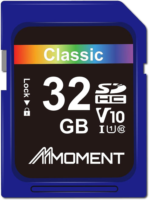 MMOMENT SDHC Card 32GB Compatible with Camera, PC, UHS-I, U1, V10, Class 10, Read Speed Up to 97 MB/s,Write Speed Up to 25MB/s...