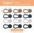 12 Pcs Collar Extenders with 4 Colors Wonder Button for Expanding Length for Men Women Dress Shirts(Black,White,Blue, Khaki)...