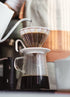 ElephantNum HERO Petal Glass Coffee Dripper V60 Barista Pour Over Hand Drip Brewer Pink...