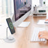 Techsmarter 2-in-1 Magnetic Wireless Charging Stand with 20W USB-C Wall Charger & 5ft USB-C Cable. Compatible with iPhone 12, 13, 14 and headphone...