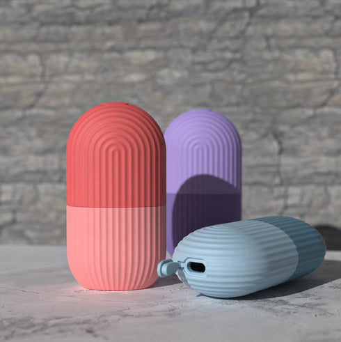 Ice Face Roller, Reusable Silicone Mold Face Massage Eye Facial Beauty Skin Care Tools Apply Ice for Shrink Pores Anti Wrinkle Reduce Puffiness Im...