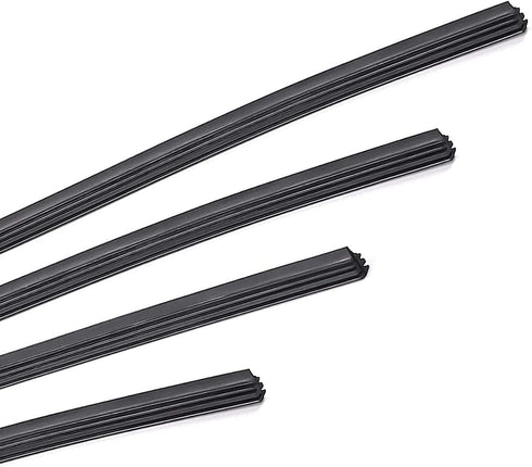 4 PCS Windshield Wiper Blade, 24 Inches Universal Car Wiper Blade, Silicone Frameless Windshield Wiper Blade Refills for Most Cars Buses Vans Truc...