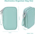 DDgro Tech Organizer Travel Carrying Case Cables Pouch Organize and Storage Accessories Electronics Cords Charger Earphones Power Bank (Mint Green...