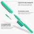 ARTEZA Felt Tip Pens, Set of 24, 12 Rainbow Colors, 1.0–1.5 mm Fiber Tip, Quick-Drying Water-Based Ink, Art Supplies for School, Office, and Home...
