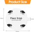 Flea Trap Sticky Pads Refills, 10 Pack 7.1 Inch Flea Trap Refills, Flea Trap Refill Discs, Non-Toxic Eco-Friendly Flea Trap Light Pads, Natural Fa...
