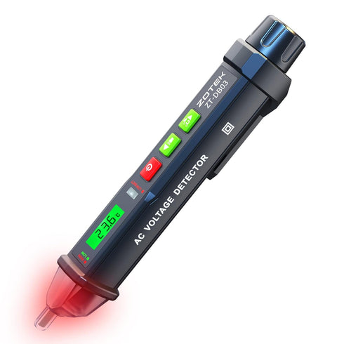 Voltage Tester Pen with Ambient Temperature Display,Non Contact Voltage Tester, Electrical Tester,Live/Null line Tester,Electric Tester with Flash...