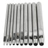 11 PCS Leather Hole Punch Tool Set with Hammer Hollow Punch Set for Leather Watch Bands Belts Canvas Paper Plastics(0.5mm-5mm)...