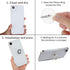 Cell Phone Ring Holder 4 Pcs Transparent Phone Ring Grips Kickstand 360°Rotation Clear Finger Ring Stand Universal Phone Accessories Compatible wi...