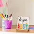 Inspirational Desk Decor,Do Your Best Acrylic Desk Plaque Sign with Wooden Stand for Home Office Dorm Shelf Table Decor A324...