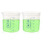 Utile 2 Pcs Plastic Beaker Set of Vol.1000ml, Plastic Measuring Beaker For Lab Science with Blue Printed Graduation, 4007.0281.2...