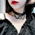 YERTTER PU Leather Choker Heart Gothic Jewelry Necklaces for Women Punk Rock Adjustable Black Collar Choker Necklaces for Cosplayer...