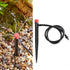 60PCS Drip Emitters for 1/4" Drip Irrigation Tubing, Adjustable 360 Degree Irrigation Drippers on 5" Arrow Stake, Garden Water Flow Spray Heads Pa...
