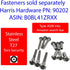 Harris Hardware TP5341-B Die Cast Zamac Chrome Plated Emergency Access Inswing Strike & Keeper For 1-1/4-inch Thick Square Edge Partition......