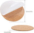 80 Pack Self-Adhesive Round Cork Coasters - 3.54 INCH Circle Cork Backing Sheets Mats and DIY Crafts Supplies...