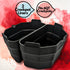 SimplyRye Silicone Slow Cooker Liners fits 6QT Crockpot, Reusable/Leakproof, Slow Cooker Divider Insert Liners, Dishwasher Safe (2 in 1 Black fits...
