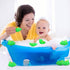 24 Pcs Mini Rubber Crocodile Baby Bath Toys for Girls Boys Luminous Squeaky Alligator Bathtub Toys Glow in The Dark Floating Toys Bulk Light up fo...