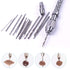 Manual Hand Drill Pin Vise + 20pcs Mini Drill Bit Set + 2pcs Drill Bit Chuck, Spiral Hand Push Drill Chuck Twist Bit Micro Tool for Jewelry Making...
