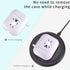 MAYCARI Cute Sheep Case for AirPods 2&1 with Keychain,?White? Animals Design Protective Soft TPU Cover Compatible with Apple AirPods Charging Case...