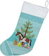 Caroline's Treasures BB9274CS Pinto Horse Christmas Christmas Stocking, Teal Fireplace Hanging Stockings Christmas Season Party Decor Family Holid...