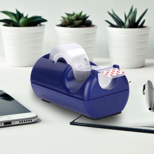 Eagle Basics Office Desk Tape Dispenser for Office Home School (Blue)...
