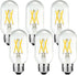 LiteHistory E26 Edison Bulb 6W Equivalent E26 LED Bulb 60 Watt Dimmable Neutral White 4000K E26 Light Bulb AC120V 600lm Tubular T14 T45 LED Bulb f...