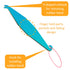50 Pcs Colorful Dental Elastic Braces Rubber Band Tool for Orthodontic Braces...