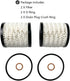 2 PCS Engine Oil Filter Kit Replace 11427622446 Compatible with Mini Cooper Clubman Countryman Paceman Hardtop Cabrio Coupe Roadster R55 R56 R57 R...