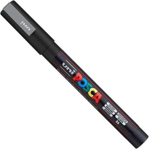 Posca PC-3M Paint Marker Pens - Glass Metal Pen - Set of White, Gold and Silver...
