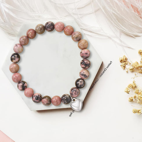 Vanleonet Mother's Day Gifts for Mom from Daughter Son, Natural Stone Bracelet for Mom Grandma Aunt Nana Boyfriend Mom...