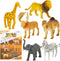 ArtCreativity Safari Animal Figurines Playset for Kids, Set of 12, Assorted Small Animal Figures, Sturdy Plastic Toys, Fun Zoo Theme Birthday Part...