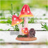 Animal Mushrooms Non-Toxic and Odorless Lawn Ornament, Mushrooms Decor, Kindergarten and Hotel Decor for Garden, Yard, Fairy Garden(Snail red)...
