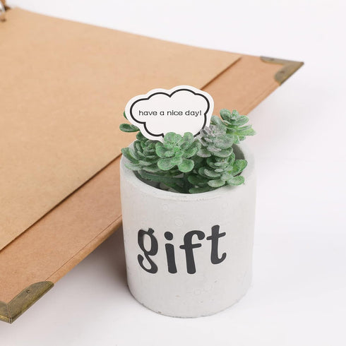 90 Pcs Thought Cloud Sticker Notes Talking Bubble Shaped Sticky Notes Dialog Box Paper Stickers Blank Sticker Labels Assorted Shape Paper Stickers...
