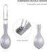 iBasingo Titanium Spork Spoon Fork Knife with Folding Handle Ultralight Dinnerware Utensils for Camping Outdoor Picnic Hiking Travel Home use...