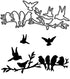 Birds On The Branch Metal Die Cuts, Bird Frame Cutting Dies Stencils DIY Crafts Cards Cuts for DIY Embossing Card Making Photo Decorative Paper Di...