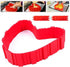 Silicone Cake Mold Cake Shapers Magic Snake DIY Baking Square Rectangular Heart Shape Round Cake Mould,Pack of 8...