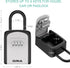 ORIA Key Lock Box, Key Safe Box, 4 Digit Combination Key Storage Lock Box Waterproof, 5 Keys Capacity with Removable Shackle for Indoor Outdoor, S...