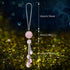 OTOSTAR Bling Crystal Ball and Drops Car Hanging Accessories, Car Rear View Mirror Pendant Charms Interior Sun Catcher Ornament, Bling Car Accesso...