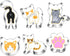 Kitty Cat Cookie Cutter Set-6 Piece-Cat Face, Kitty Butt, Kitty Cat Paw and 3 Cute Shapes Kitty Cat Body Cookie Cutters Molds for Kitty Cat Themed...